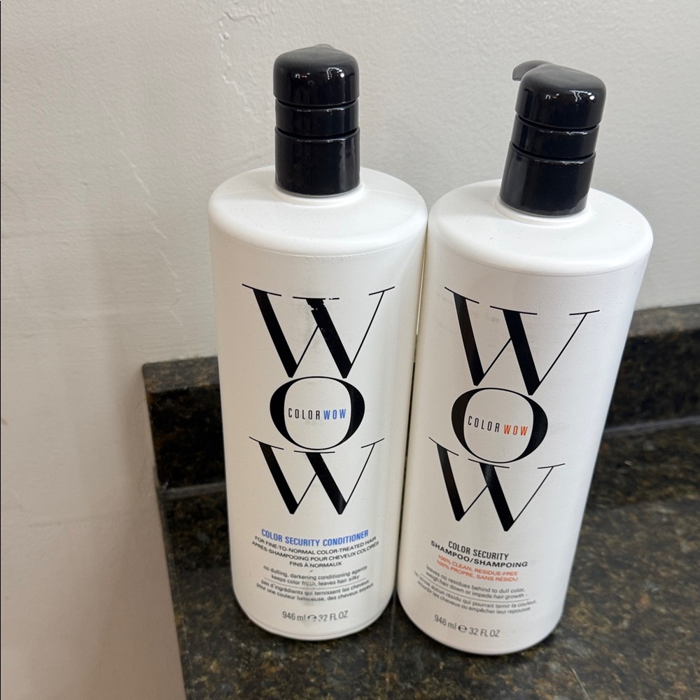 Color Security Shampoo and Conditioner Set - White